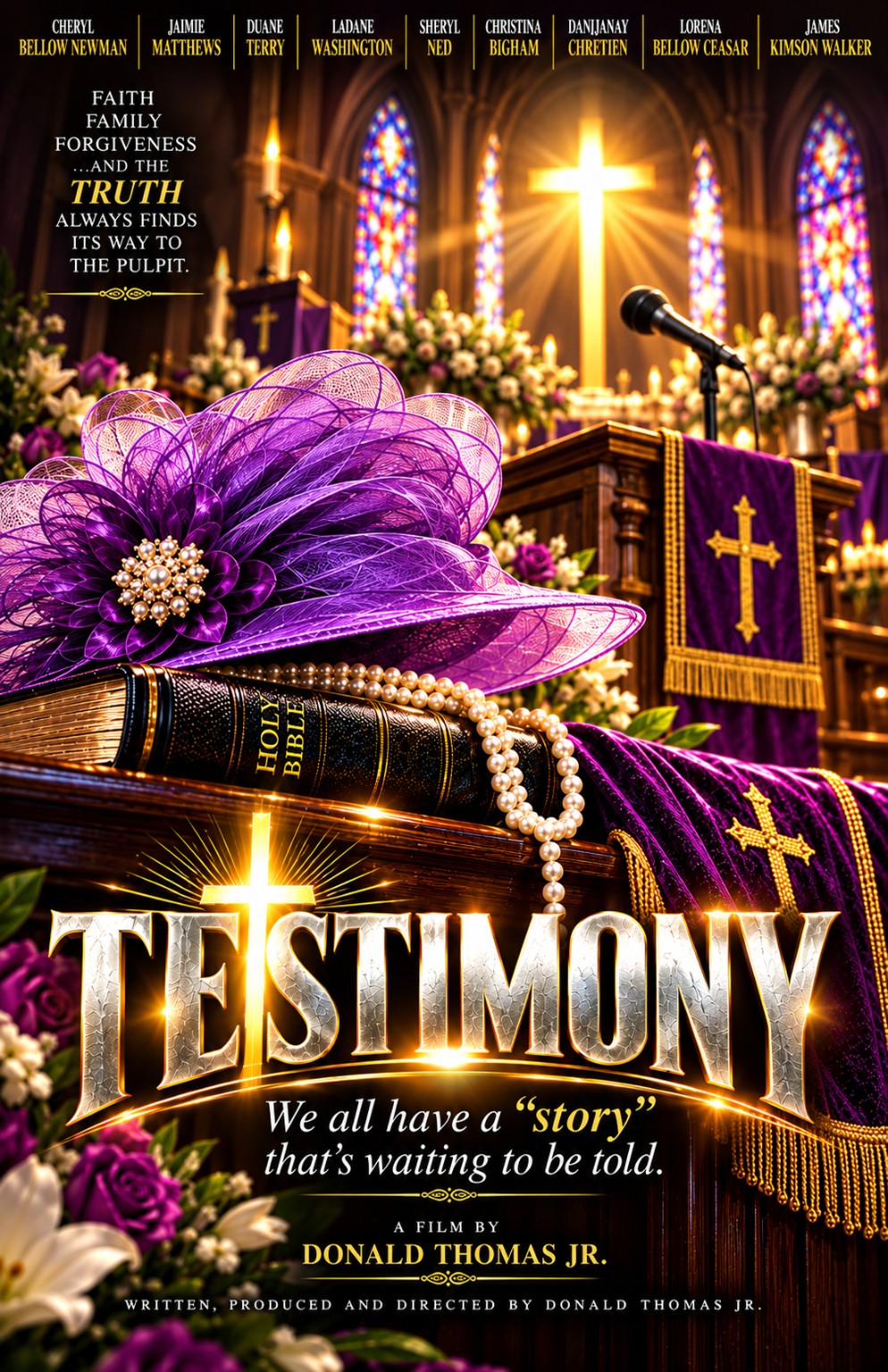 Testimony official project poster